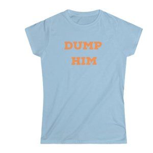 Britney Spears' Dump Him T-shirt, Vintage T shirt, Celebrity Slogan T Shirt